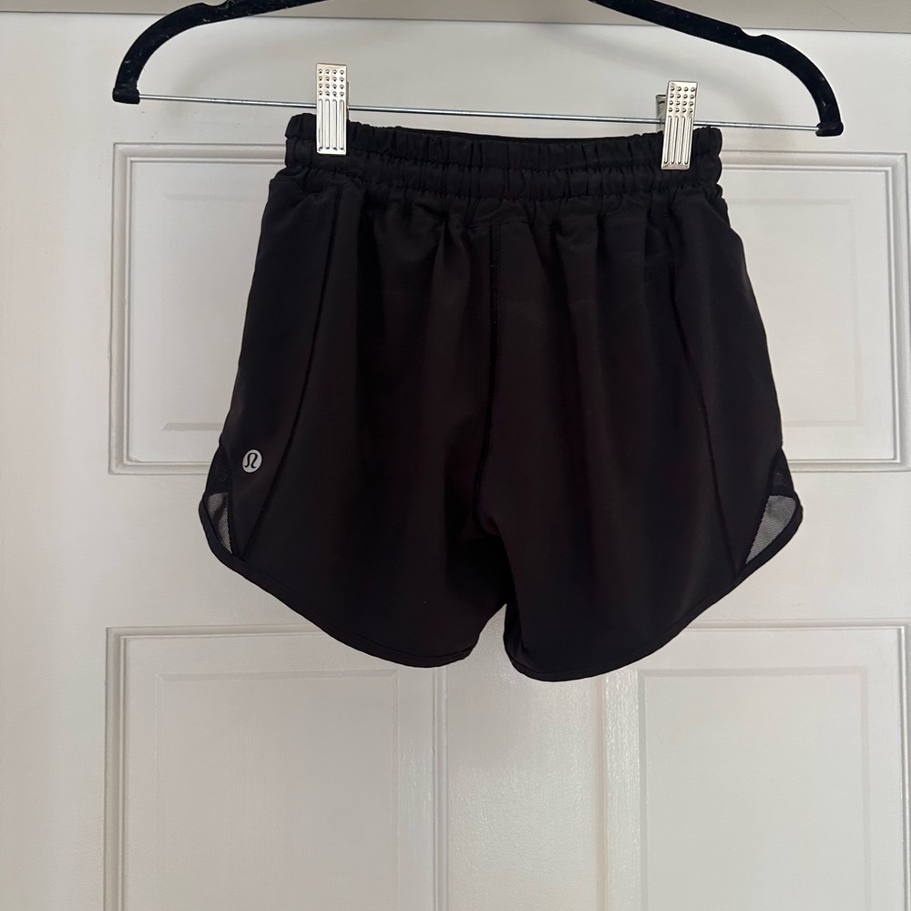 Lululemon Athletica Black Athletic Running Shorts